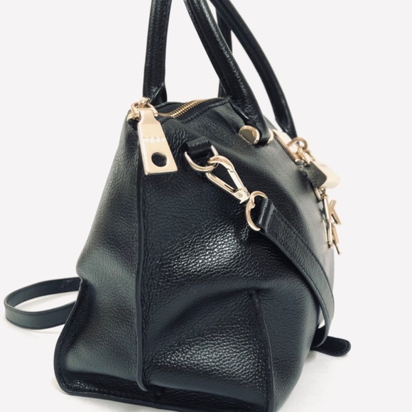 Dkny Bags Dkny Elissa Top Zip Pebble Leather Satchel Poshmark